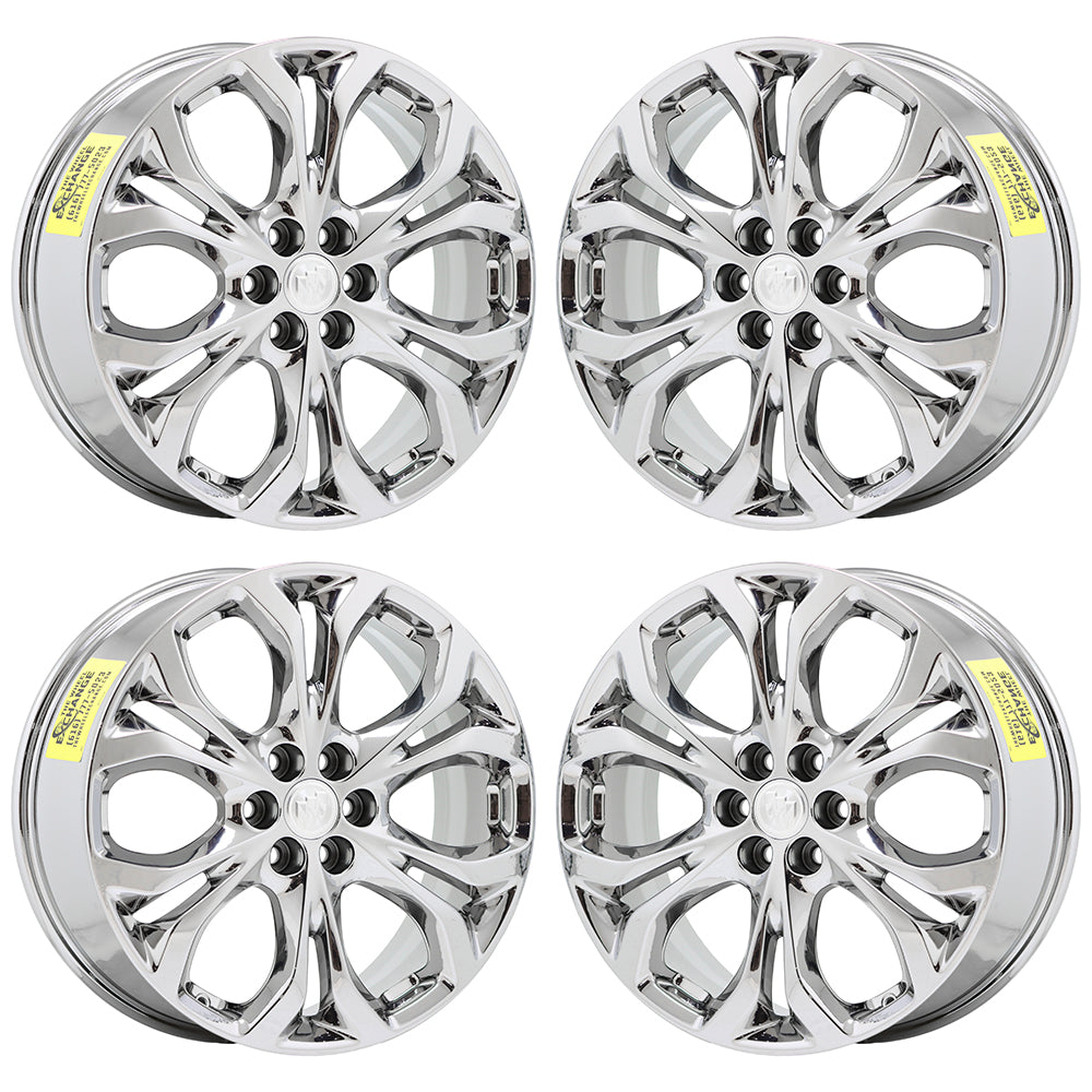 20" Buick Enclave Bright Chrome wheels rims Factory OEM 2018-2021 set 5851